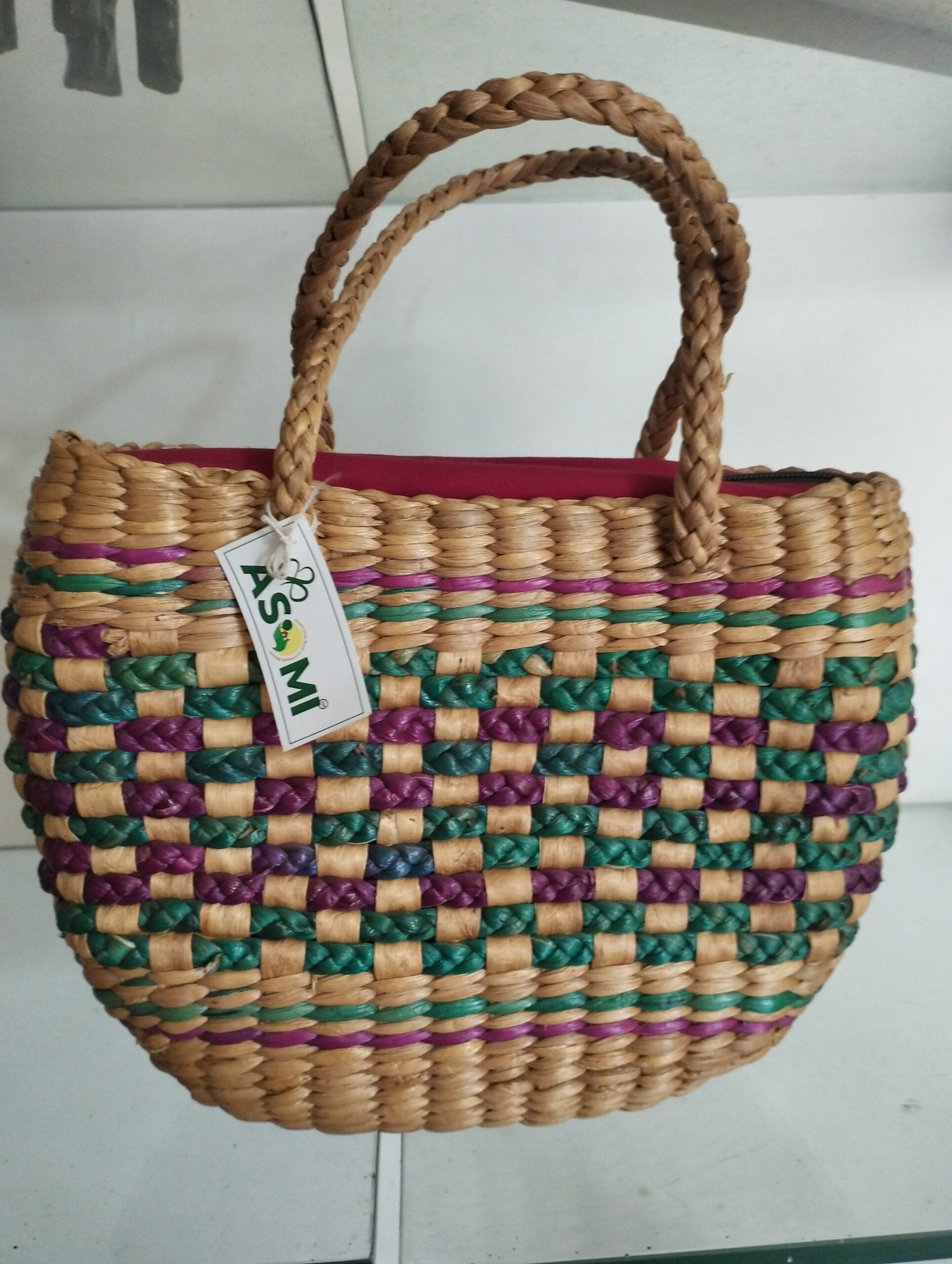 Water hyacinth bag