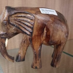 WOODEN ELEPHANT SHOWPIECE