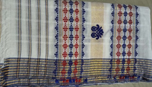 Assamese Traditional handmade Mekhela chador